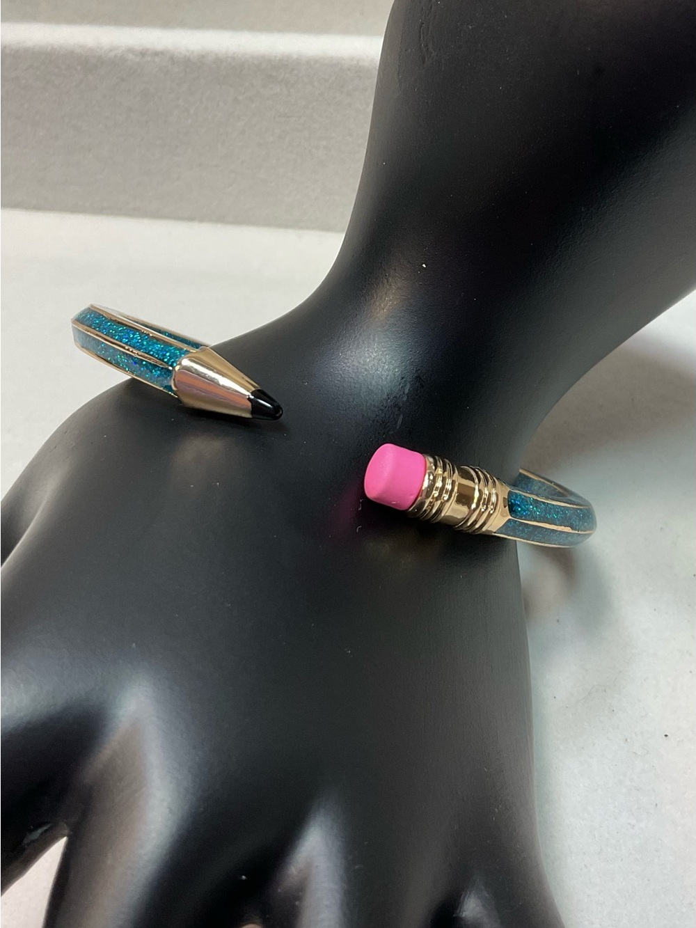 Betsey Johnson Pencil Bracelet in Blue